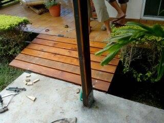 Passage en bois