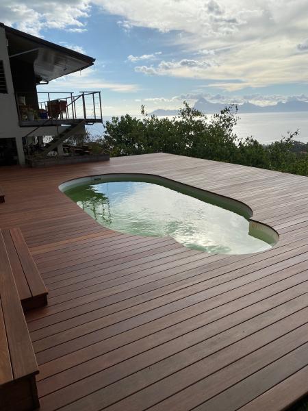Deck saturé et en phase de finition 