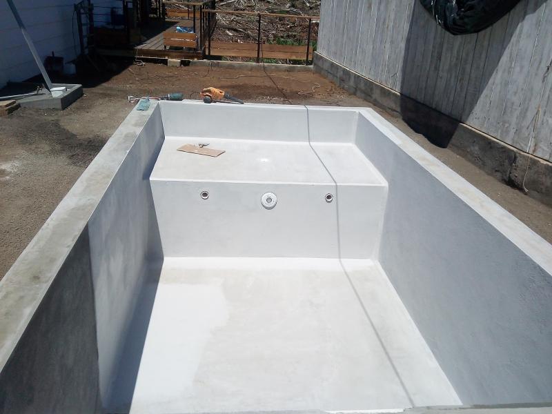 Réalisation mini piscine