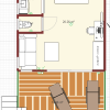 plan ensemble bungalow 2 personnes