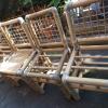 Réparation de 4 chaises en bamboo